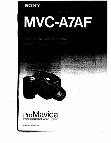 Original manual cover