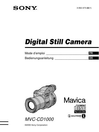 Original manual cover