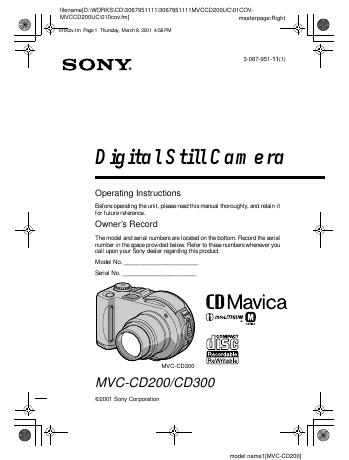 Original manual cover