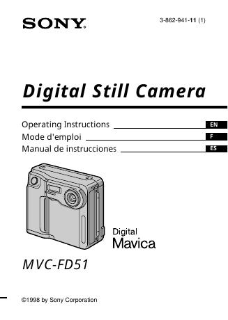 Original manual cover