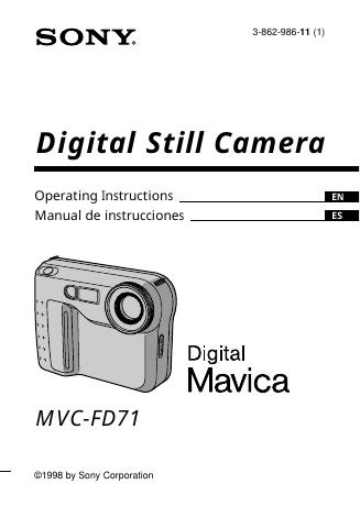 Original manual cover