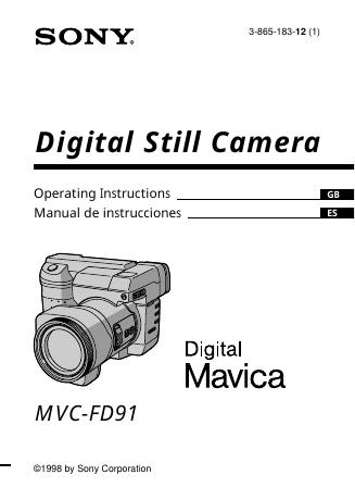 Original manual cover